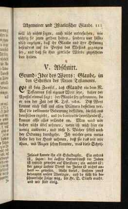 111-124, Es ist kein Zweifel...