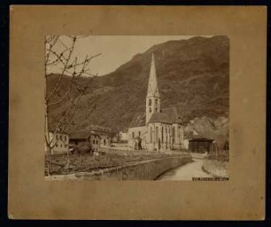 Pfarrkirche, Gries: Ansicht vom Fluss (Südosten)