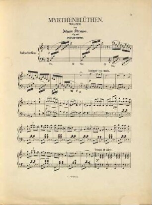 Myrthenblüthen : Walzer ; op. 395