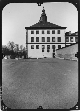 Gotha, Schloss Friedenstein, Westturm, Ostfassade