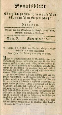 Num. 9. September 1825.