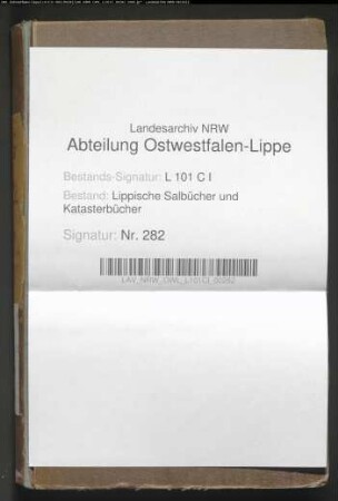 Salbuch der ehem. Vogtei Langen-Holzhausen von 1858, Bd. 1