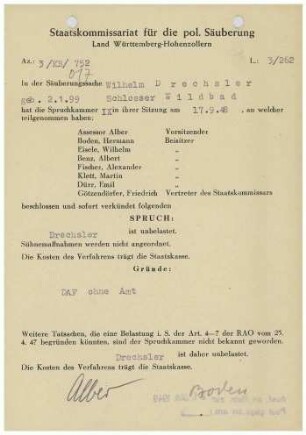 Drechsler, Wilhelm