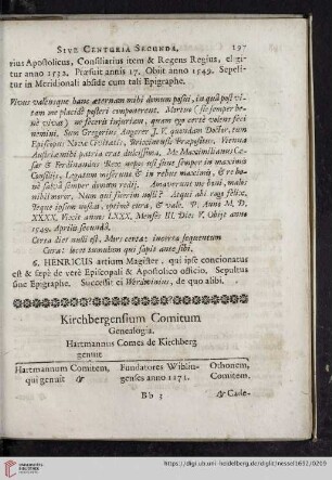 Kirchbergensium Comitum