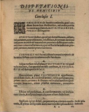 Conclusionum de homicidio centuria