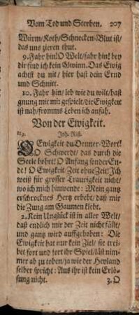 Von der Ewigkeit