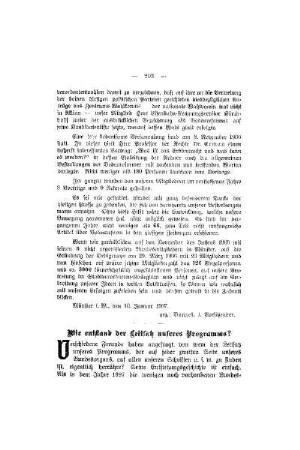 Wie entstand der Leitsatz unseres Programms?