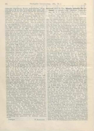 164-165 [Rezension] Delitzsch, Frz., Biblischer Commentar über die Psalmen. 4., überarb. Aufl