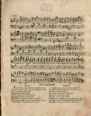 Lieder Mit Clavier Melodien, [1]