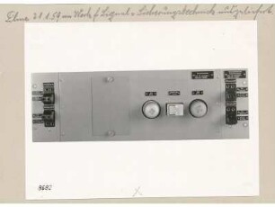 Einlagerungstelegrafie-Gerät, Einschub Tonrufumsetzer, Foto 1953