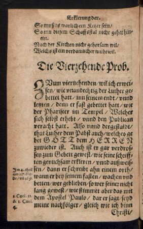 Die Vierzehende Prob.