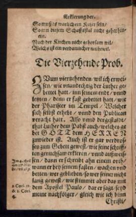 Die Vierzehende Prob.