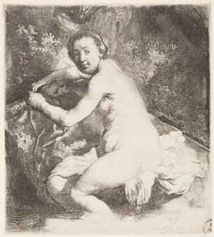 Diana beim Baden