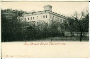 Niederlößnitz. Kuranstalt und Schloss