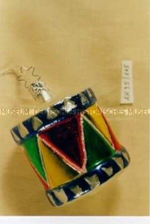 Moderner Christbaumschmuck - Trommel