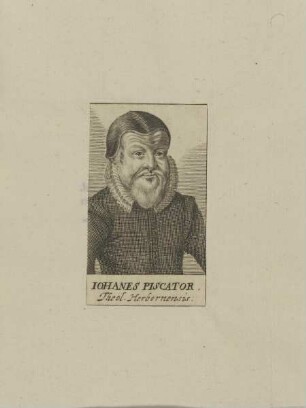 Bildnis des Iohannes Piscator