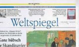 Sonderdruck der Zeitung "Der Tagesspiegel" zur Ausstellung "Wahlverwandtschaft" im DHM