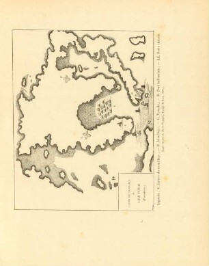 Carte hollandaise de l'île Pehoe (Pescadores)