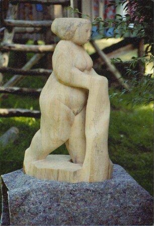 Gehende mit Tuch