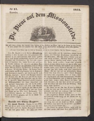 N° 11. November 1854