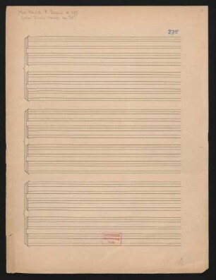 Nocturne Symphonique. Skizzen und Fragmente; KinBu 262; op.43