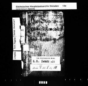 Gerichtshandelsbuch von Dorfchemnitz (bei Zwönitz), Bd. 1