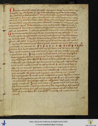 [30r] Ordnung der Offiziumslesungen des Temporale & Beda Venerabilis (?): Pronostica temporum.