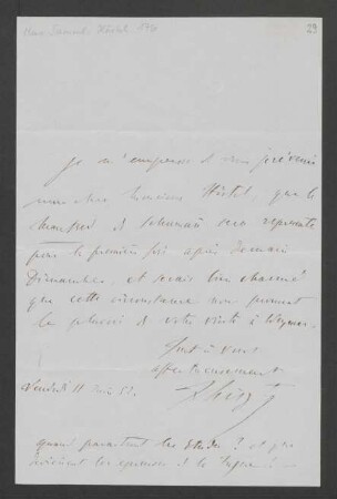 Brief an Hermann Härtel : 11.06.1852