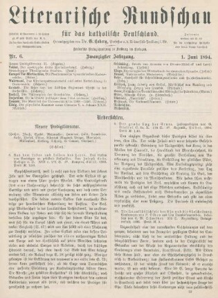 177-182 Neuere Predigtliteratur : Schluß