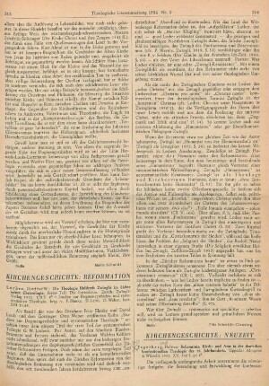 Kirchengeschichte: Reformation