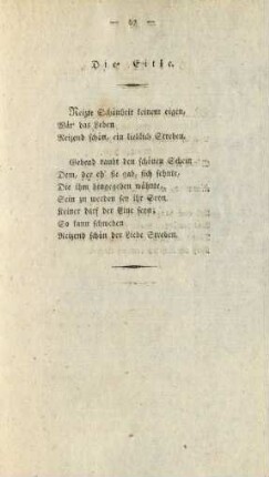 Die Eitle