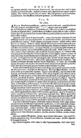 Cap. II. De Auro