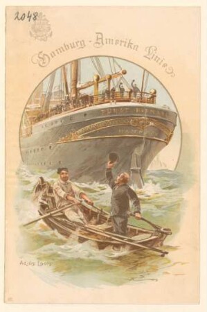 Menükarte : Menü, Schnelldampfer "Auguste-Viktoria"