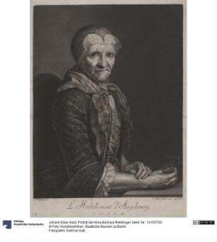 Porträt der Anna Barbara Rieblinger