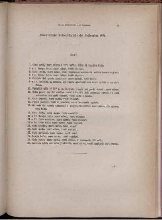 Osservazioni Meteorologiche del Settembre 1876.