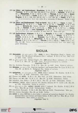Sicilia (Nr. 282-557)