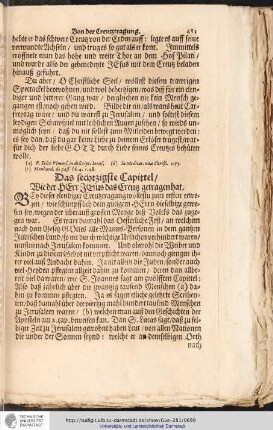 Das sechtzigste Capittel