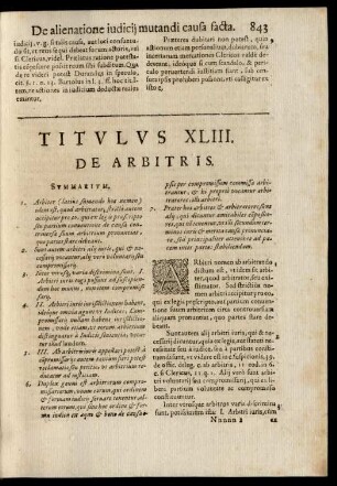 Titulus XLIII.