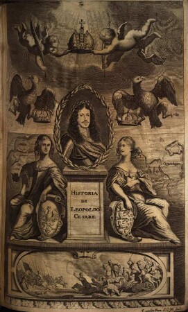Historia Di Leopoldo Cesare : Continente le cose piu memorabili successe in Europa, dal 1656. sino al 1670., 1