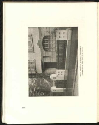Abb. 115. Einfriedigung in Hannover, Rumannstraße 32. Ausgeführt von der Firma Otte & Fölsch, Hannover.