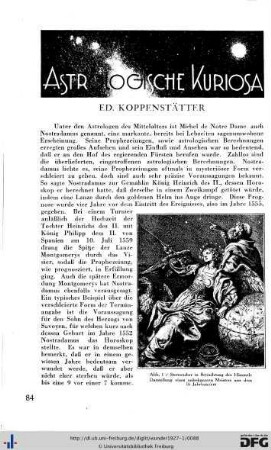 Astrologische Kuriosa