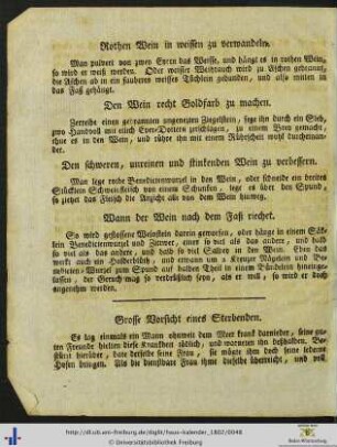 Grosse Vorsicht eines Sterbenden.