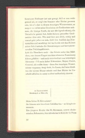 An Gerstenberg Hamburg, den 10. März 1769