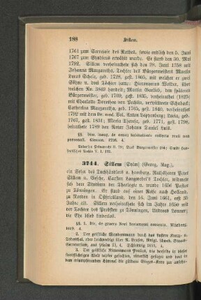 3744. Sillem [Sylm] (Georg, Mag.)