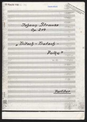 "Tritsch-Tratsch-Polka" : op. 214