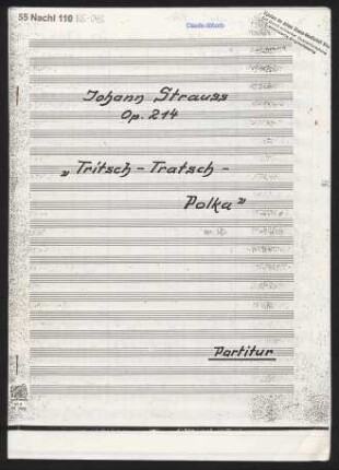 "Tritsch-Tratsch-Polka" : op. 214