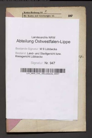 Erblasser: Meyer, Friedrich; Erblasser: Meyer, Anna Maria, geb. Schlacke: