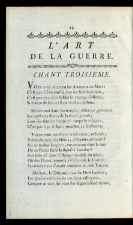 Chant Troisieme.