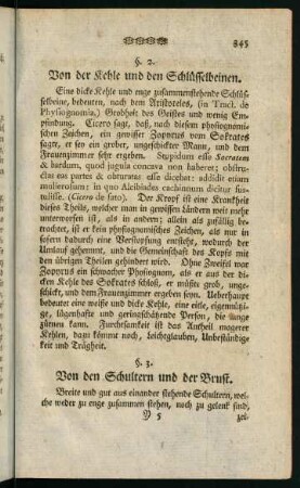 345-346, §3. Von den Schultern und der Brust