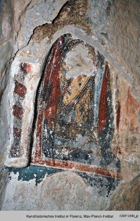 Die Ausmalung der Vorhalle : Fragment der Heiligen Katharina (?)